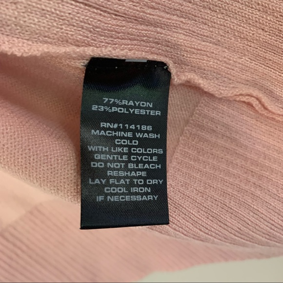 NWT Verve Ami soft pink open front cardigan, size M - Picture 7 of 8